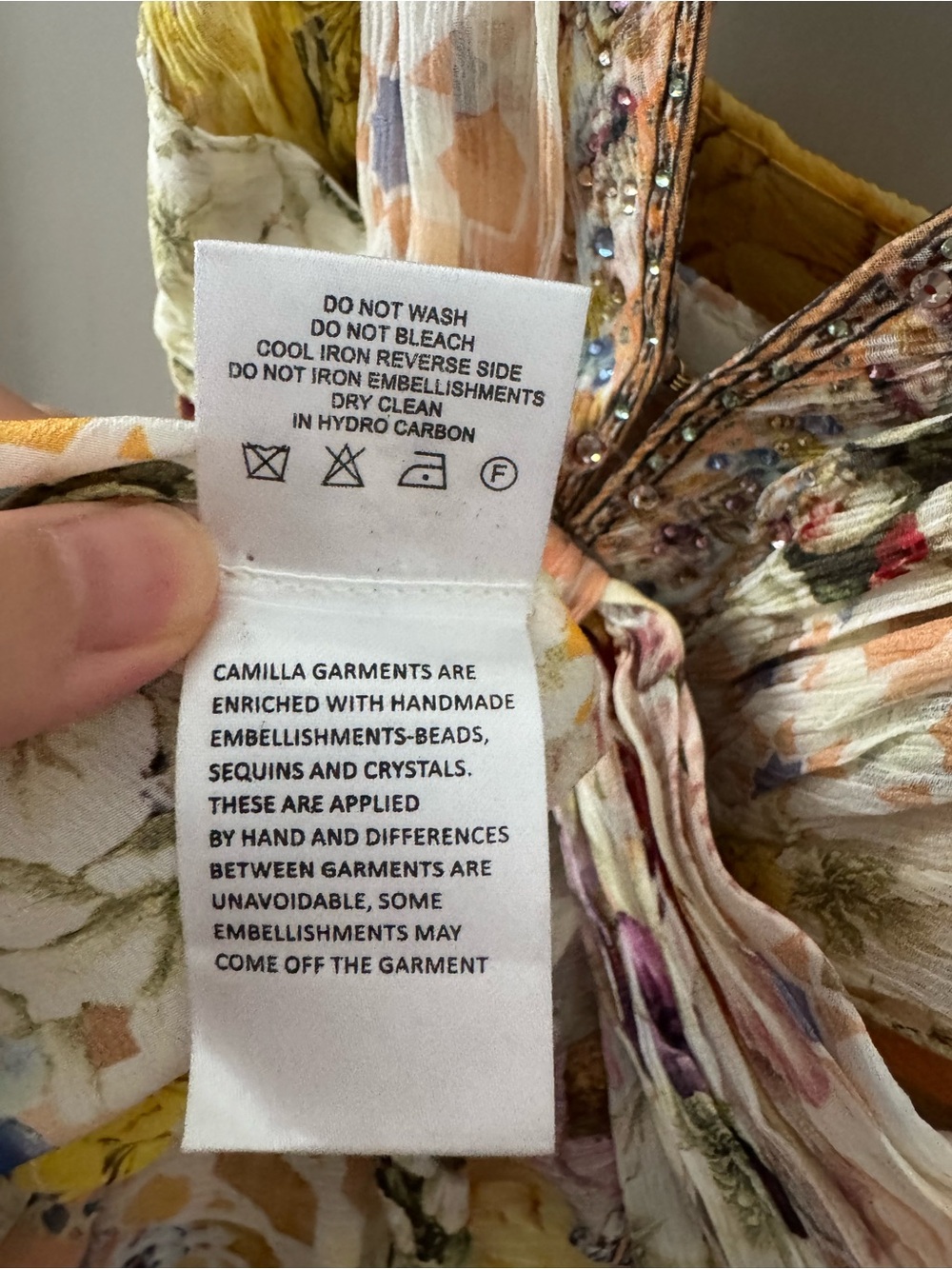 Camilla Bead Strap Gathered Panel Dress - Picture 9 of 11